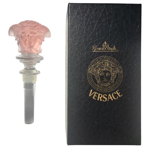 gold versace bottle stopper|versace bottle stopper rosenthal.